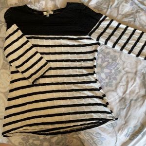 Sriped long sleeve shirt